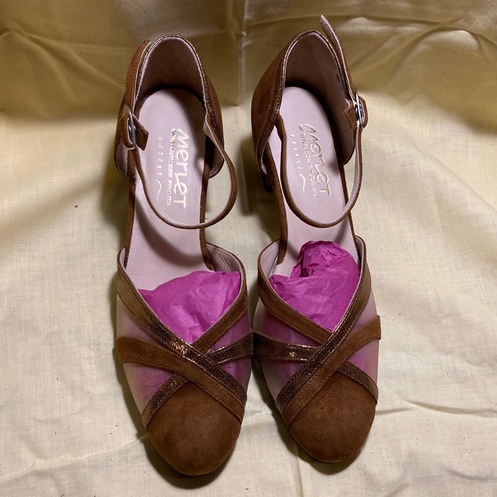 Elegant Bronze Heels - Ballroom